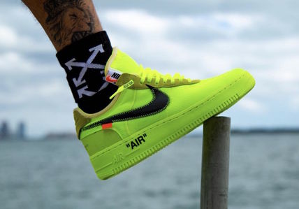 Nike スニーカー [Off-White x Nike] Air Force 1 Low "Volt" FW 18  AO4606-700(3)