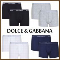 Dolce & Gabbana ロゴ ストレッチ ボクサーパンツ 2枚セット 4色