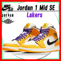 AIR JORDAN RETRO 1 MID LAKERS