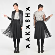 【Aakasha】透けトップ チュチュ チュールドレス 黒 オーダー可