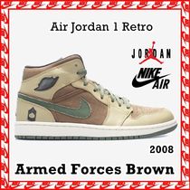 NIKE Air Jordan 1 Retro Armed Forces Brown 2008