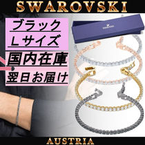 SWAROVSKI　BRACELET　ブラック　シルバー　ローズゴールド