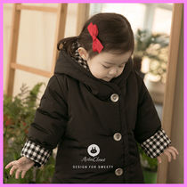 【ArimCloset】bunny style black baby long coat〜ウサギ耳付き