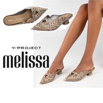 新作Melissa 追跡付/送料込 フラットスタッドレインパンプス