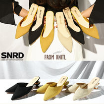 ■【SNRD】FROM/LOSA KNIT ニットミュール 4/5.5cm