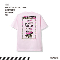 人気話題 ANTI SOCIAL SOCIAL CLUB x UNDEFEATED 2015. PINK TEE