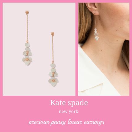 kate spade new york ピアス 【Kate Spade】プレシャス パンジー リニア イヤリング