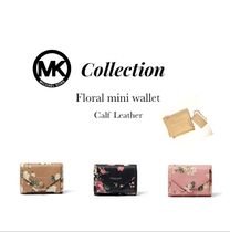 Michael Kors Collection☆フローラルminiカーフレザー3折り財布