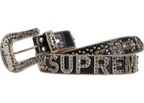 Supreme SS2020 B.B. SIMON Belt 黒 (Supremeステッカー付き)