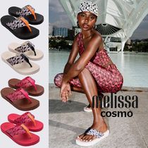 ◆melissa◆追跡付送料込 雨の日対策お洒落なフラットサンダル