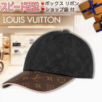 【LOUIS VUITTON】モノグラム ハット キャップ 帽子 ブラック