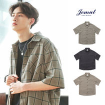 Jemut正規品★20SS★全3色★Hound Tooth Check Shirts★UNISEX