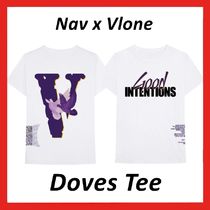 Nav x Vlone Doves Tee White Black Purple ss 20 2020