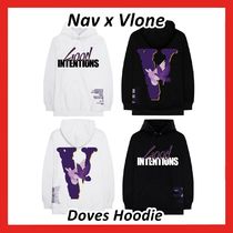 Nav x Vlone Doves Hoodie Black White SS 20 2020