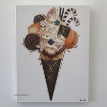 速達便★Oliver Gal★Vanilla Cocoa Gelato★キャンバス76x114cm