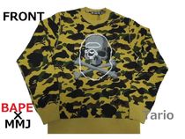 A BATHING APE ｘ mastermind JAPAN クルーネックスウェット M