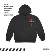 人気話題コラボ！Travis Scott McDonald Apple Pie Hoodie Black