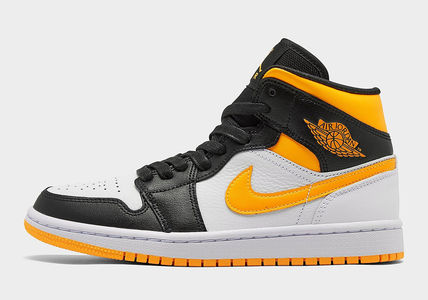 Nike スニーカー NIKE Air Jordan 1 Mid Laser Orange Black WMNS 2020 AW 20(3)