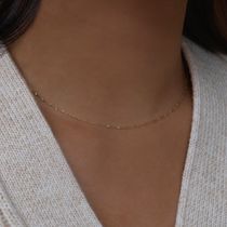 NEW【leah alexandra】SINGAPORE CHAIN NECKLACE ★純10金