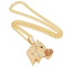 King Ice ネックレス・チョーカー 送料税込【NLE CHOPPA X KING ICE】NLE NECKLACE☆(2色 2サイズ)(12)