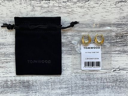 Tom Wood ピアス ■VIPSALE■ Tom Wood Ice Hoops スモール ゴールド ピアス(11)