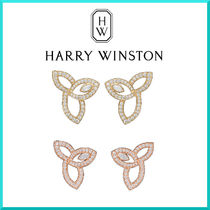 希少☆ HARRY WINSTON 18Kゴールド&ダイヤモンド ピアス