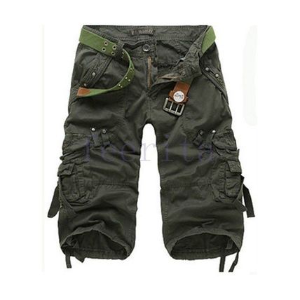 ハーフ・ショートパンツ カーゴパンツ ハーフパンツ メンズ カーゴショーツ 軍パン 3505(8)