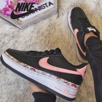 NIKE★キッズ 可愛い! 花柄 AIR FORCE 1 大人OK! 追跡有