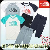 【THE NORTH FACE】K'S SUN FREE RAGLAN CAPRI SET★2021