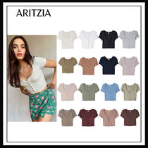 【全16色】 ARITZIA Holly ボタンアップTシャツ