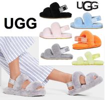 SALE【カラバリ豊富】UGG Kids Oh Yeah もこもこファーサンダル