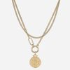 MAMA CASAR ネックレス・チョーカー [MAMA CASAR] Two-Line Large Coin Necklace★ 人気 ★(2)