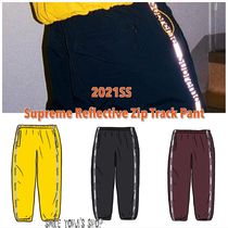 ★21SS WEEK4★Supreme Reflective Zip Track Pant