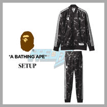 【セットアップ】 BAPE x adidas トラックジャケット パンツ