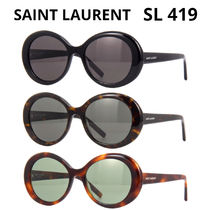 関税込み・国内発送＊Saint Laurent＊SL419 ラウンド サングラス