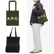 大人気新作！A.P.C. LOU ロゴトートバック　関税込国内発