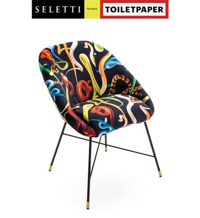 SELETTI 椅子・チェア 国内発| SELETTI x TOILETPAPER  パッド入りチェアー Snakes