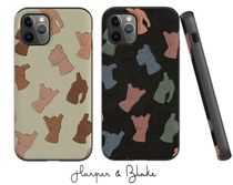 【Harper & Blake】お洒落カード収納ミラー付スマホケース 彫刻