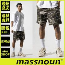 【massnoun】DEFENSE CAMO SHORT PANTS