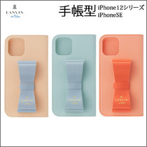 LANVIN en Bleu ランバン リボン 手帳型 iPhone12/SEケース