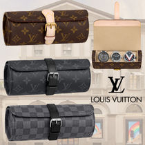 ◆ LOUIS VUITTON ウォッチケース ◆ ダミエ 時計 収納 黒