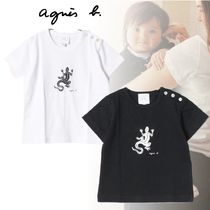 【アニエスベー】キュート ♪ ベビー トカゲ ロゴ Tシャツ