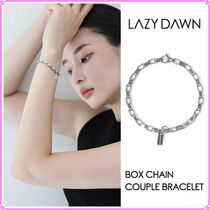 【LAZY DAWN】box chain couple bracelet B025〜ブレスレット