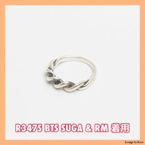 【HANNA543.】R347▲リング▲シルバー▲BTS SUGA & RM愛用