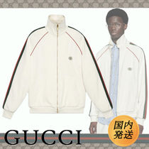 【国内発送★GUCCI】ジャージー ジップアップ スウェットシャツ