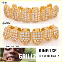 送税込【King Ice】ICED STUDDED GRILLZ 歯アクセサリー☆国内発