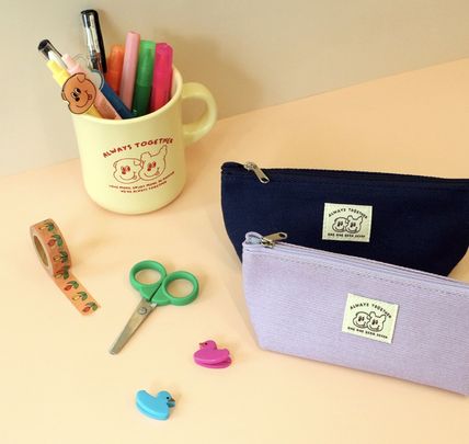 1107 ペンケース 韓国可愛い【1107】ゴンチリ・ゴンシリ fabric pen case 全9色(17)