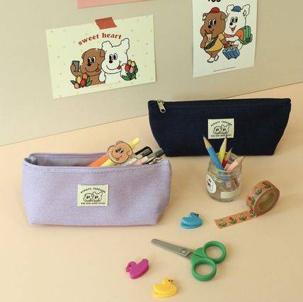 1107 ペンケース 韓国可愛い【1107】ゴンチリ・ゴンシリ fabric pen case 全9色(18)