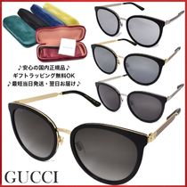 即納SALE◆GUCCI グッチ サングラス ボストン 男女OK GG0077SK