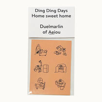 韓国人気【Aeiou】ステッカーDing Ding Days Home Sweet Home